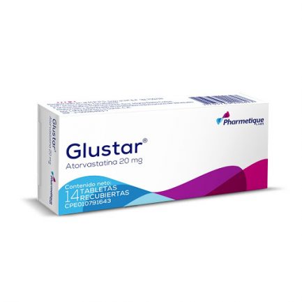 GLUSTAR 20 MG X 14 TAB RECUB